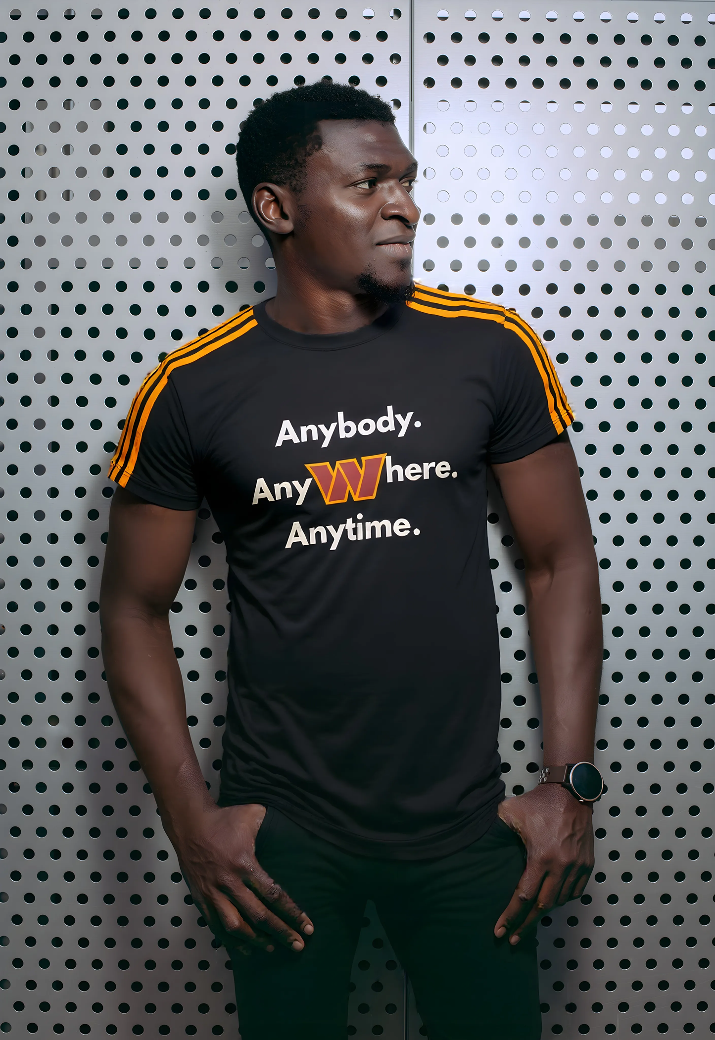 Washington Commanders Anytime Motto Signature T-Shirt