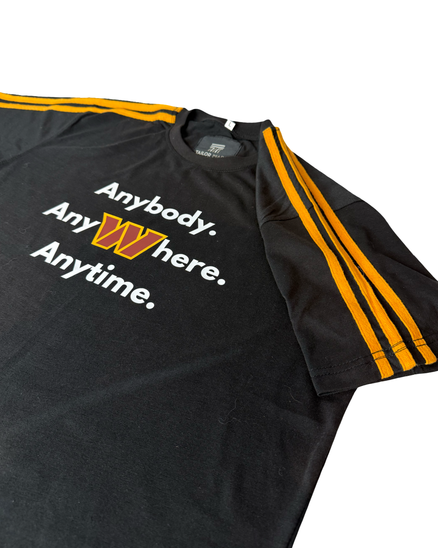 Washington Commanders Anytime Motto Signature T-Shirt