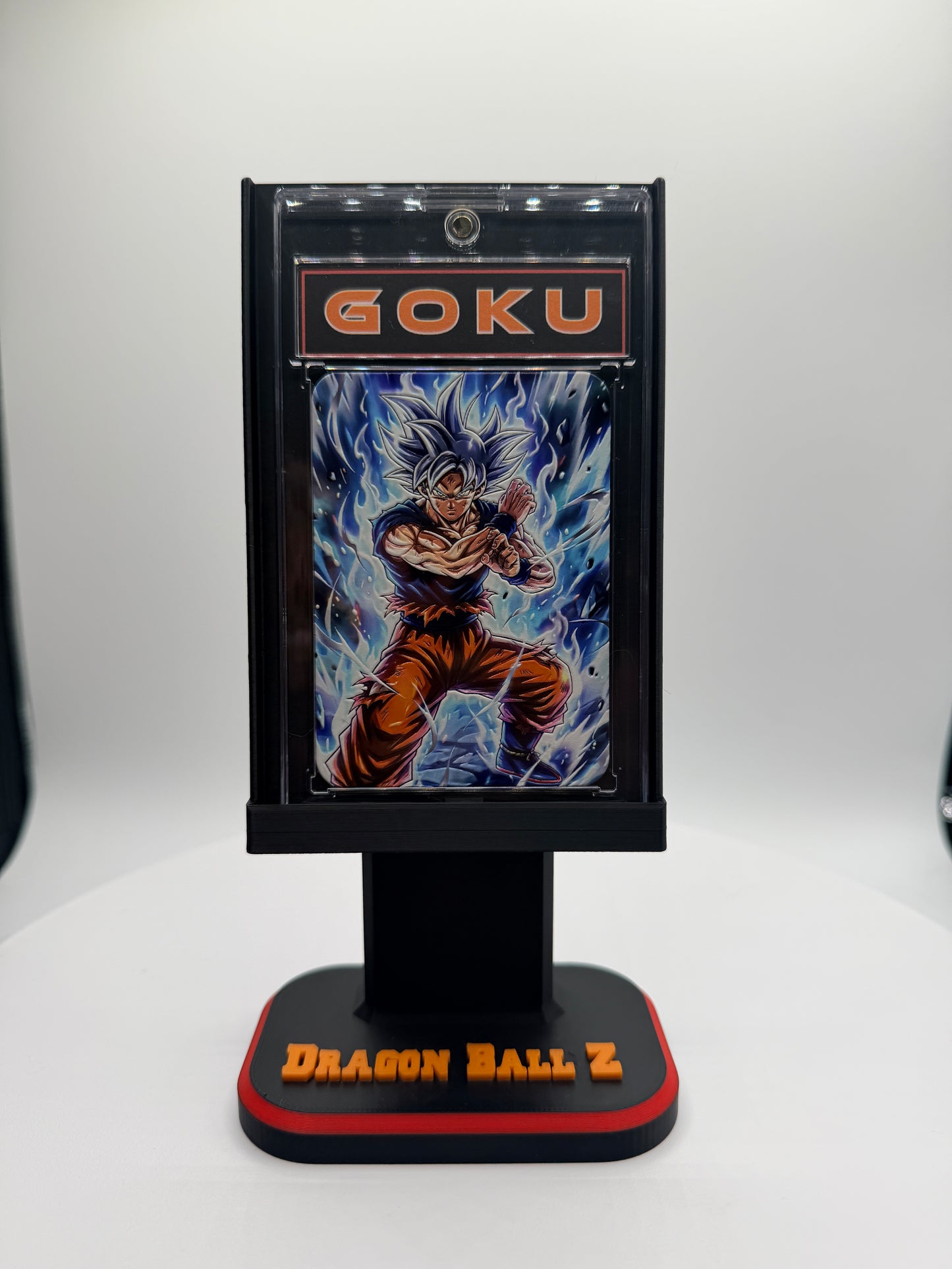 Goku “Ultra Instinct” Minted Metal Card Display Stand