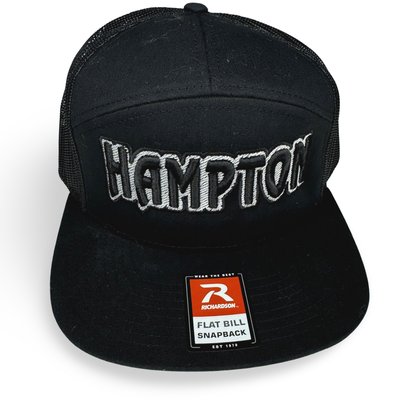 Hampton Black 2 Tone SnapBack w/ 3D Puff