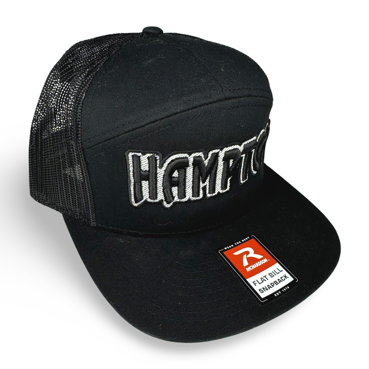 Hampton Black 2 Tone SnapBack w/ 3D Puff