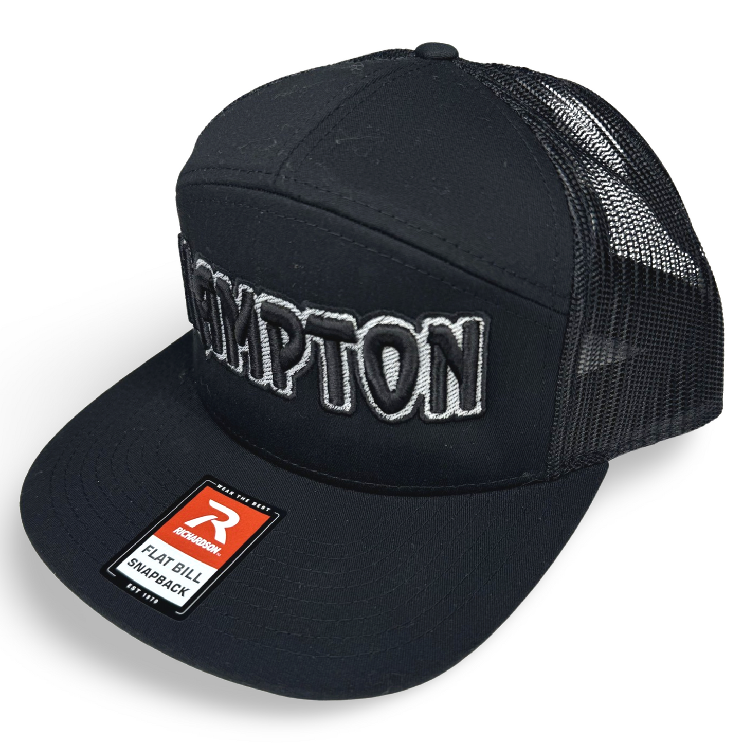 Hampton Black 2 Tone SnapBack w/ 3D Puff