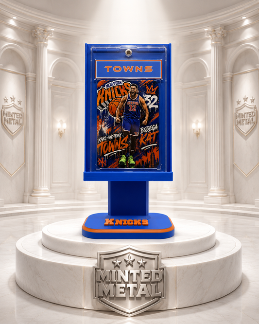 Karl Anthony Towns “Bodega KAT” - Minted Metal Card Display