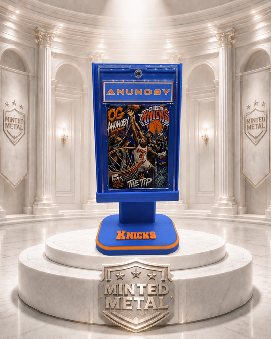 OG Anunoby “The Tip” - Minted Metal Card Display