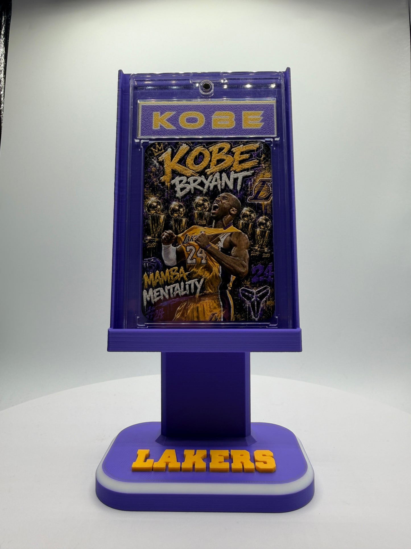 Kobe Bryant”Legacy” Minted Metal Card Display Stand